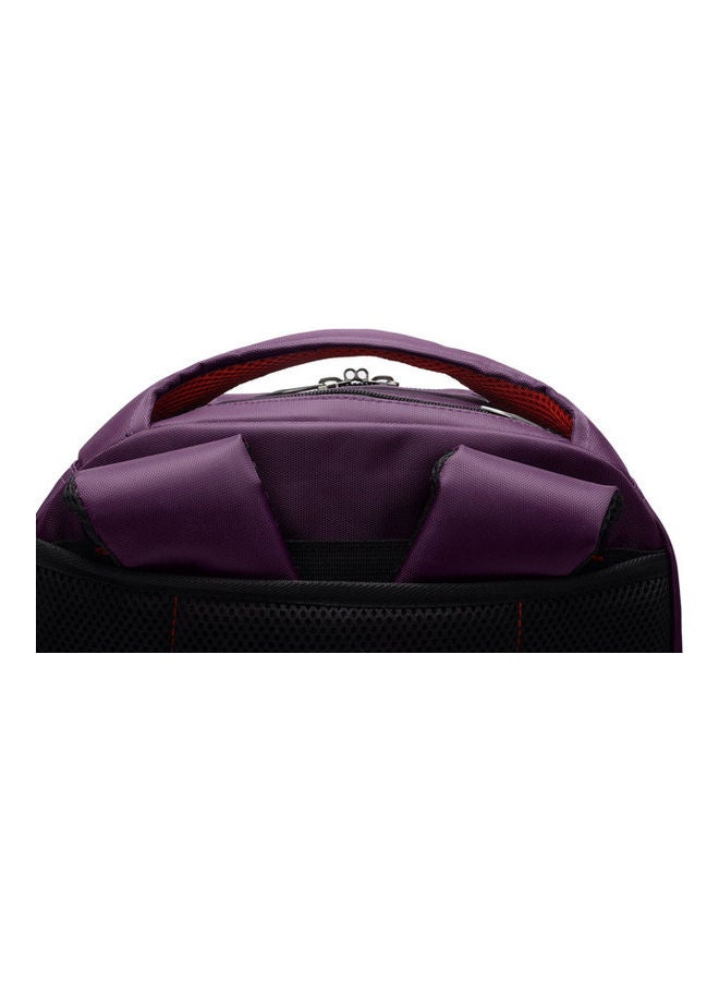 Multipurpose Rolling Trolley Backpack Purple