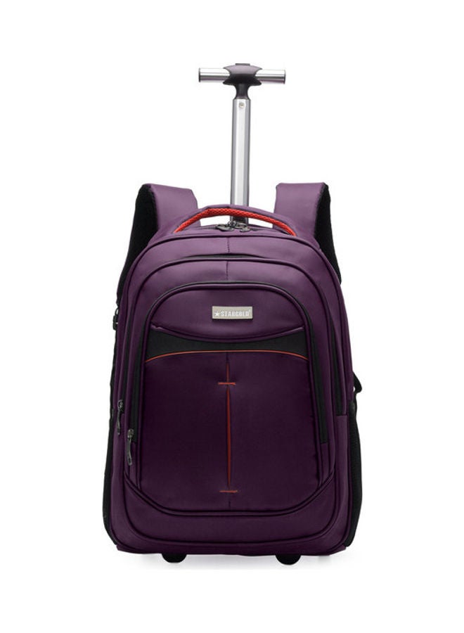 Stargold Multipurpose Rolling Trolley Backpack Purple  - Image 1