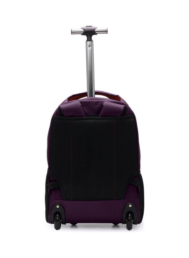 Stargold Multipurpose Rolling Trolley Backpack Purple  - Image 2