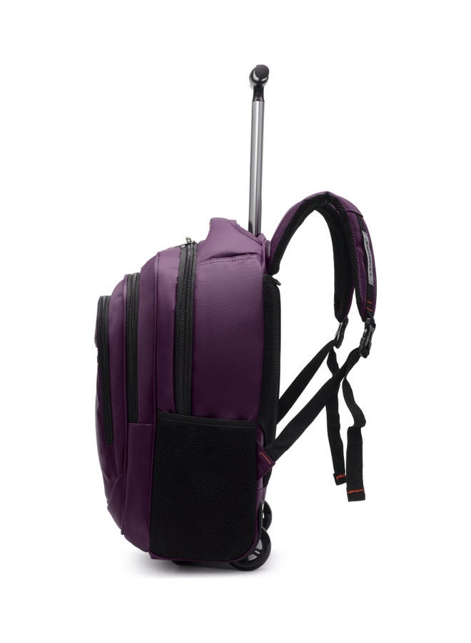 Stargold Multipurpose Rolling Trolley Backpack Purple  - Image 3