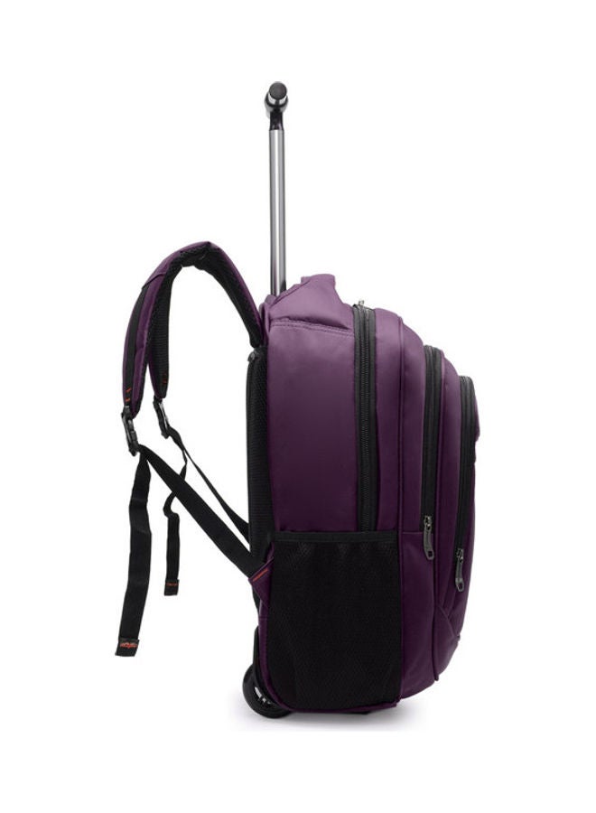 Stargold Multipurpose Rolling Trolley Backpack Purple  - Image 4