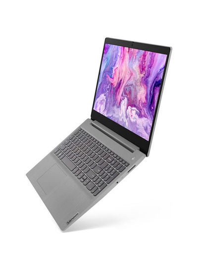 IdeaPad 3 15IIL05 With 15.6-Inch Display/HD Intel Core I3 1005G1 Processor/4GB RAM/1TB HDD/UHD Graphics/DOS English/Arabic Platinum Grey