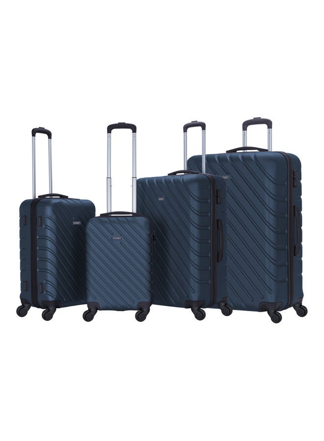 Stargold Hardside Spinner 4 Piece Luggage Trolley Set With Number Lock Charcoal  - Image 1