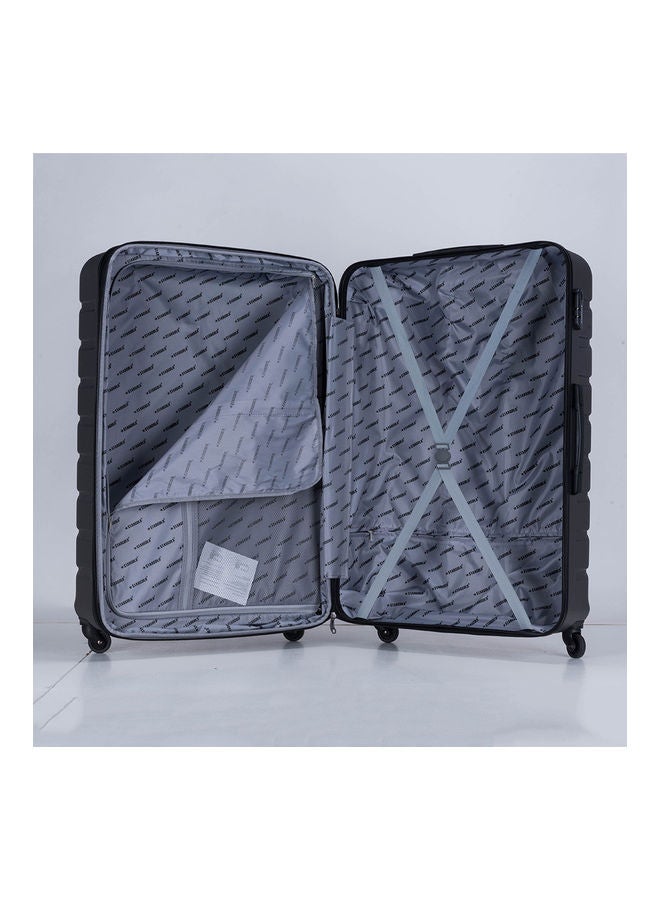 Stargold Hardside Spinner 4 Piece Luggage Trolley Set With Number Lock Charcoal  - Image 2