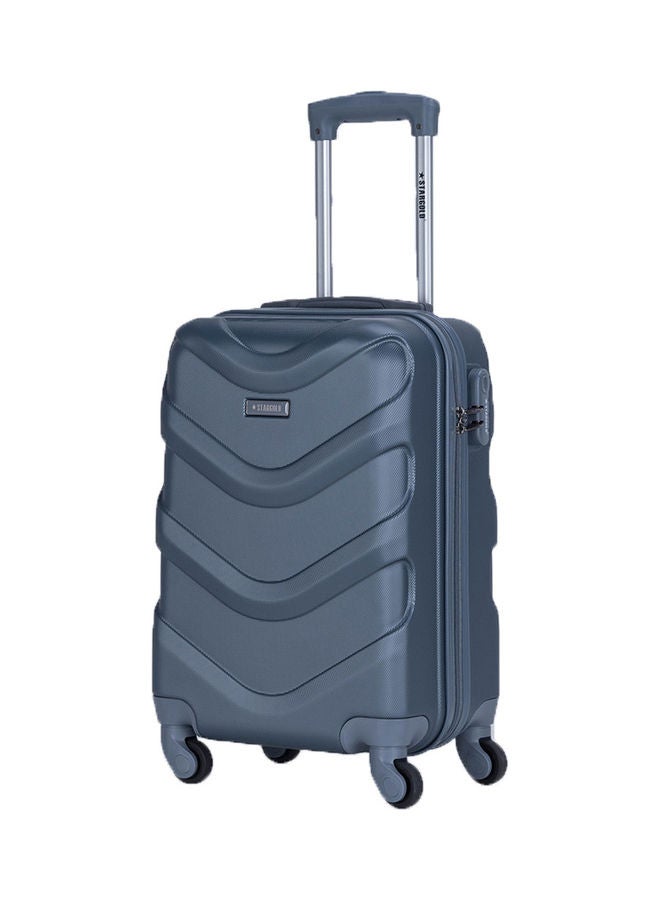 Stargold Single Hardside Spinner 4 Wheels Trolley Luggage With Number Lock Grey  - Image 1