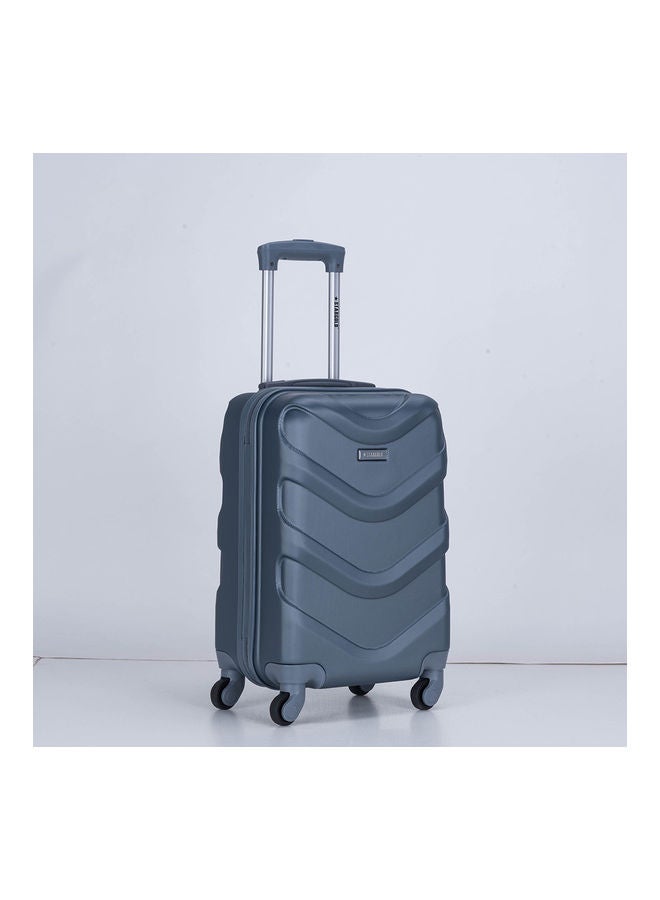 Stargold Single Hardside Spinner 4 Wheels Trolley Luggage With Number Lock Grey  - Image 4