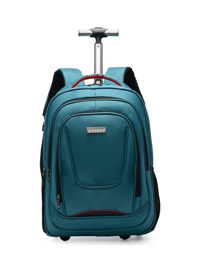 Stargold - 2 Pack Multipurpose Rolling Trolley Backpack Lake Blue - Image 1
