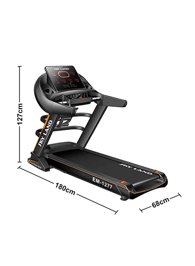 Powerful Motorized (5.5 HP Peak) Automatic Treadmill With Massager Belt 181 X 90 X 44cm 