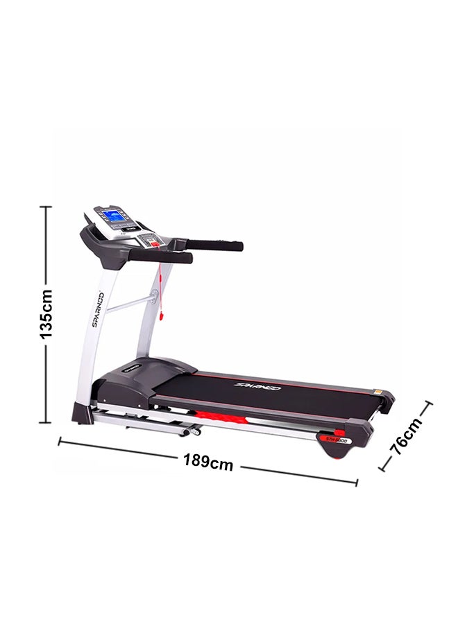 سبانود فيتنيس - Sth-5800 7 Hp Peak Automatic Treadmill - Foldable Motorized Machine For Home Use - Sturdy Equipment - Image 1