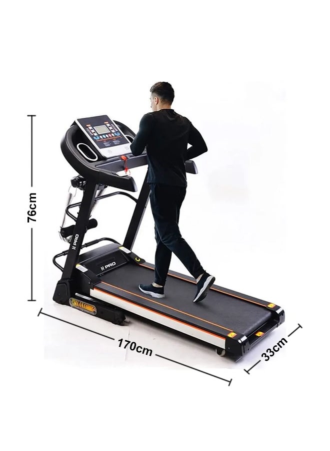 أتش برو جهاز تمارين السير مزود بمحرك مع جهاز تدليك 170 x 76 x 33 cmسم - Image 1