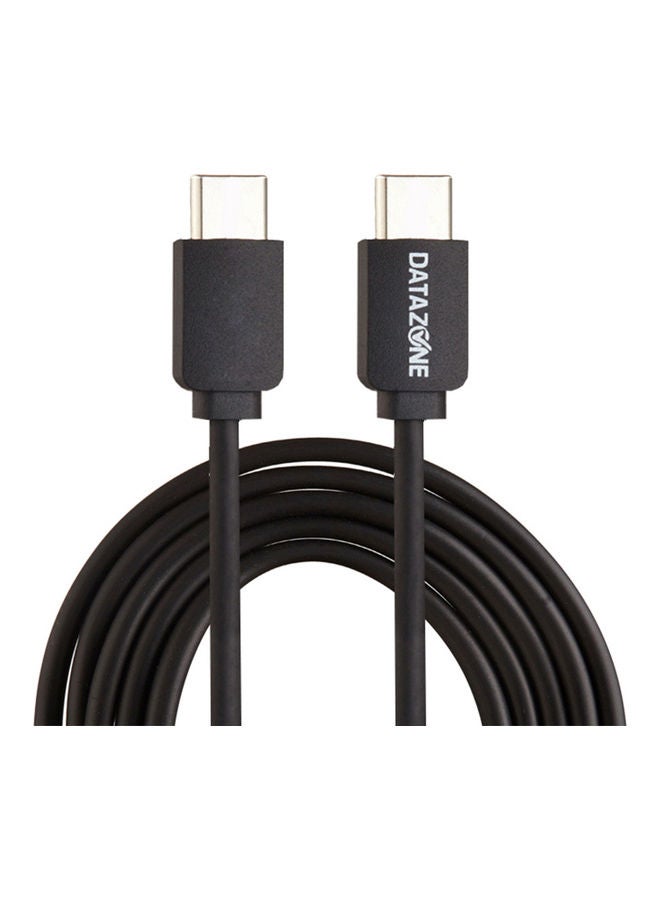 Tab Safely With High Transmission Speed Type-C to Type-C Charging Cable Black - v1637540424/N51993603A_2