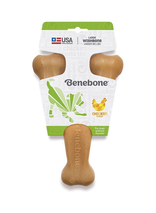 Benebone Dog Chew Toy Chicken Large Brown - Image 2