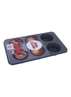 Betty Crocker 6-Cup Jumbo Muffin Pan Pewter 35cm 