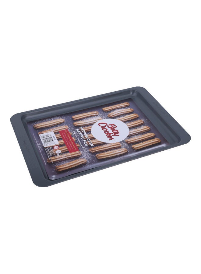 Betty Crocker - Medium Baking Pan Grey 38cm - Image 1