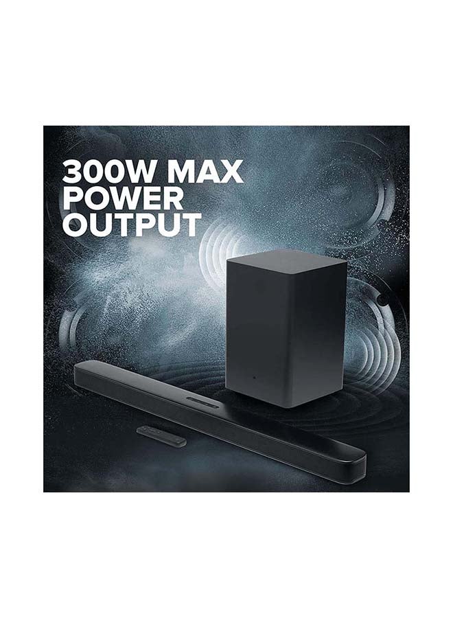 JBL - Deep Bass Wireless Soundbar Speaker With Remote Black - Image 1