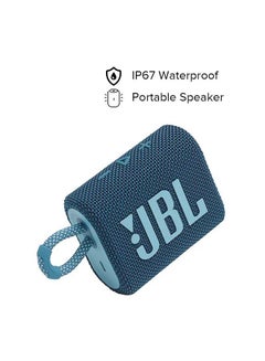 JBL GO 3 Portable Bluetooth Speaker Blue  - Image 2