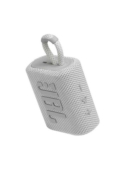 GO 3 Portable Bluetooth Speaker White