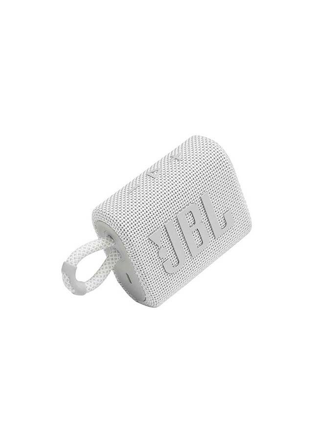 GO 3 Portable Bluetooth Speaker White