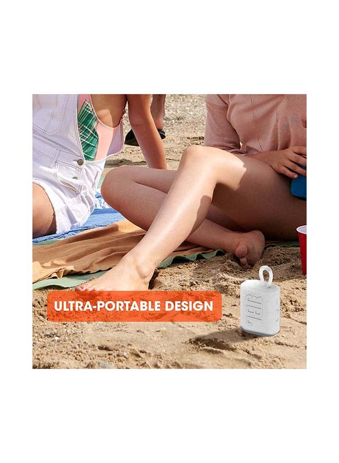 GO 3 Portable Bluetooth Speaker White