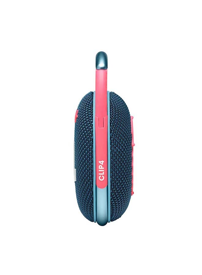 Clip 4 Portable Bluetooth Speaker Blue/Coral