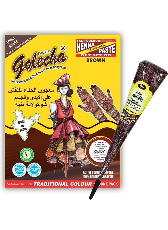 12-Piece Henna Paste Cone Brown 12 x 23grams - v1637559449/N51993993A_3