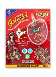 Golecha 12-Piece Henna Paste Cone Cherry Red 12 x 23grams  - Image 2