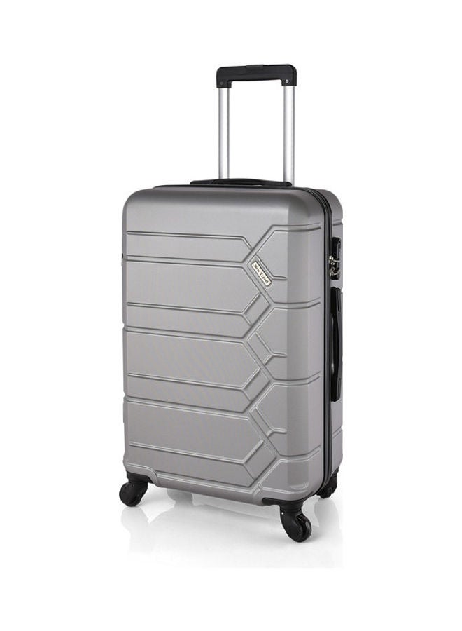 نيو ترافيل طقم حقائب أمتعة بتفاصيل نسيجية مكون من 4 قطع فضي - Image 2