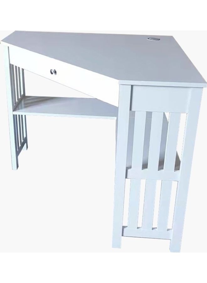 Halmstad Corner Desk White 90 x 76cm - v1637561257/N51994227A_2