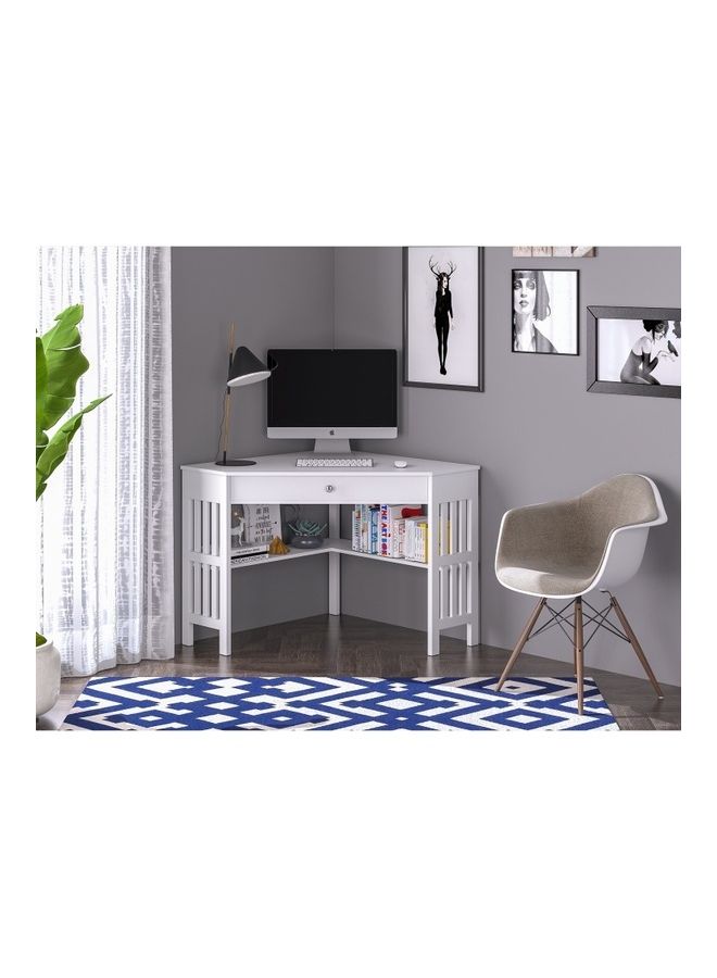 Halmstad Corner Desk White 90 x 76cm - v1637561258/N51994227A_5