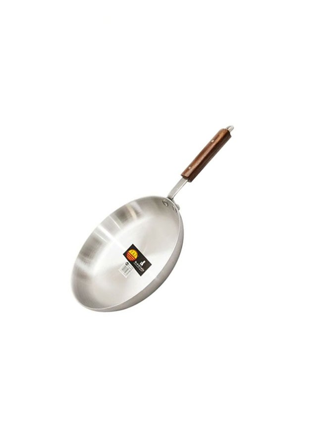 RAJ Frying Pan With Handle Silver/Brown 23cm  - Image 3