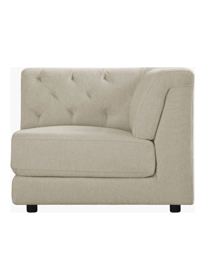 Home Box Emotion Corner Sofa With 2 Cushions 1 Seater Beige 94 x 75cmcm  - Image 2