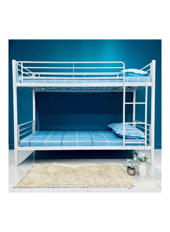 هوم بوكس سرير فردي بطابقين من فانيلا - 90x200 سم أبيض - Image 2