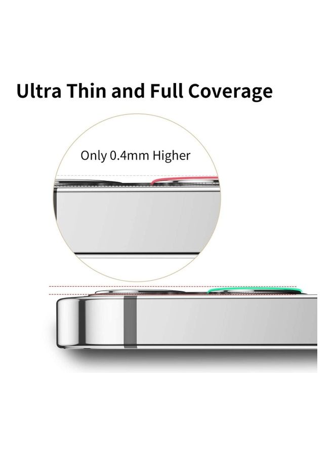 Camera Lens Protector For iPhone 13 Pro Silver - Image 3