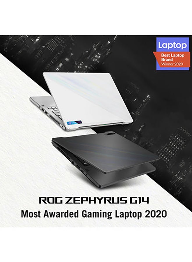 ASUS - ROG Zephyrus G14  GA401QE-K2144T Laptop With 14 Inch QHD Display , 8Core AMD Ryzen 9 5900HS Processor 3.0 GHz/ 16GB RAM/ 1TB SSD/ 4GB NVIDIA GeForce RTX 3050Ti Graphics/Windows 10 /International Version English/Arabic Eclipse Gray - Image 1