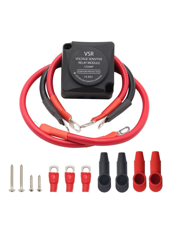 Generic 12V 125AMP Voltage Sensitive Relay VSR with Cable Kit  - Image 1