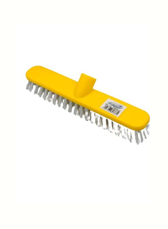 Chemex - Floormaster Hard Brush Yellow/White 24cm - Image 1