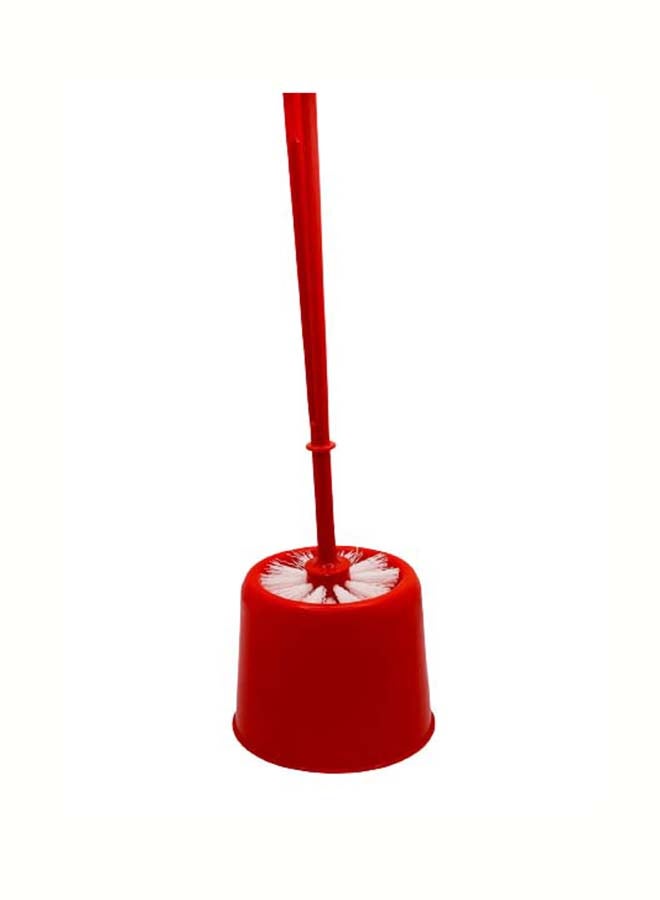 Chemex Floormaster Toilet Brush With Holder Red/White 40cm - Image 2