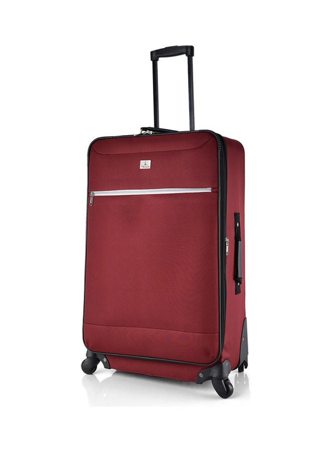 Track 3-Piece Soft Luggage Set Burgundy - Image 2