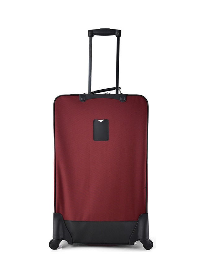 Track 3-Piece Soft Luggage Set Burgundy - Image 4