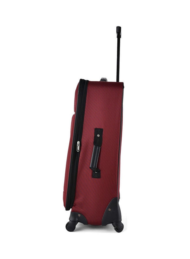 Track 3-Piece Soft Luggage Set Burgundy - Image 3