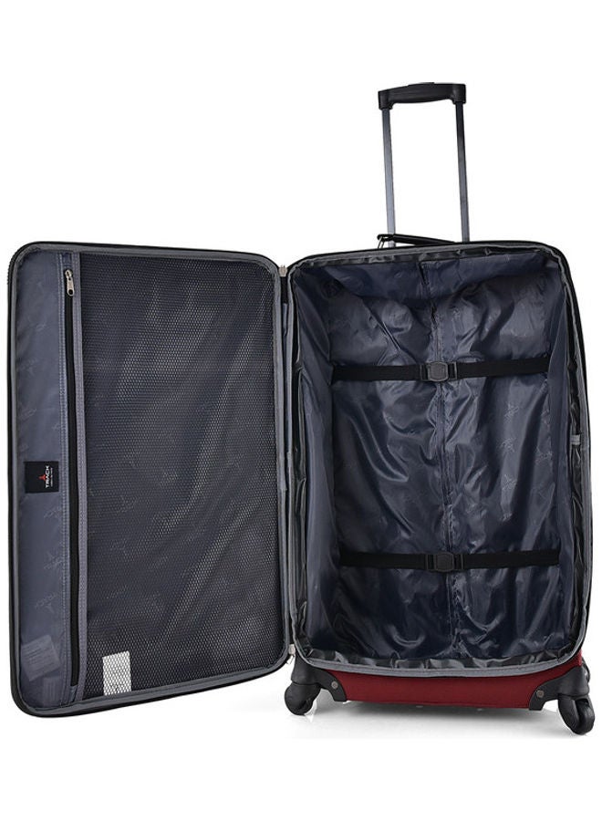 Track 3-Piece Soft Luggage Set Burgundy - Image 5