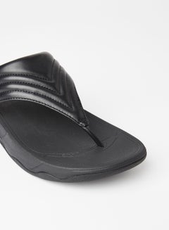 FitFlop Walkstar Leather Sandals Black  - Image 4