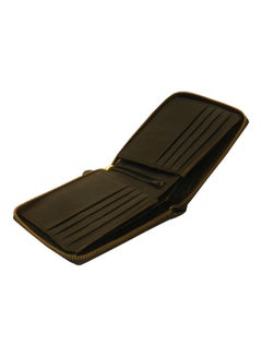 LAVERI LEATHER Genuine Leather Designer Wallet With Full Zipper Black  - Image 5