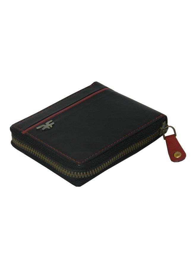 LAVERI LEATHER Genuine Leather Designer Wallet With Full Zipper Black - Image 5