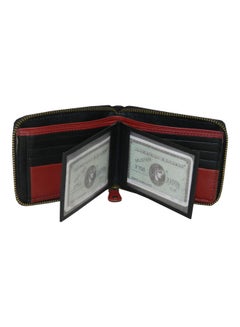 LAVERI LEATHER Genuine Leather Designer Wallet With Full Zipper Black  - Image 4