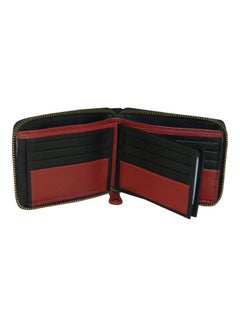 LAVERI LEATHER Genuine Leather Designer Wallet With Full Zipper Black  - Image 5