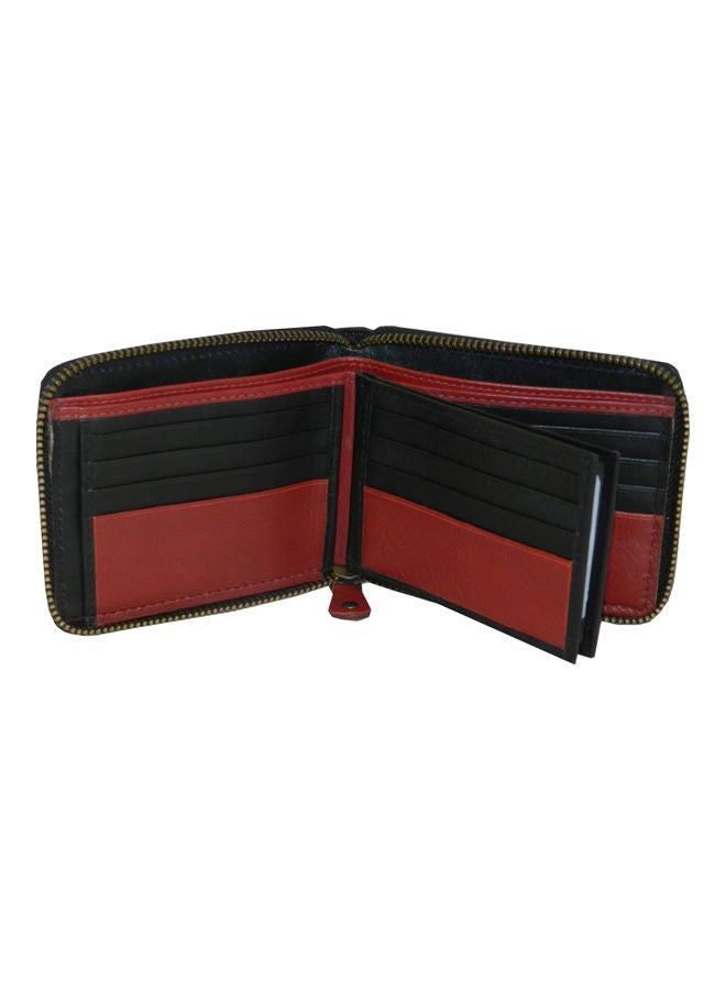 LAVERI LEATHER - Genuine Leather Designer Wallet With Full Zipper Black - Image 1