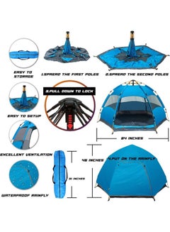 Arabest Family Camping Tent 240x200x135cm  - Image 4