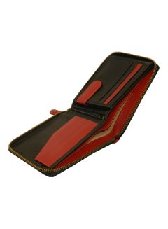 LAVERI LEATHER Genuine Leather Designer Wallet With Full Zipper Black  - Image 5