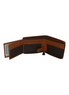 LAVERI LEATHER Genuine Leather Designer Wallet With Full Zipper Rust  - Image 4